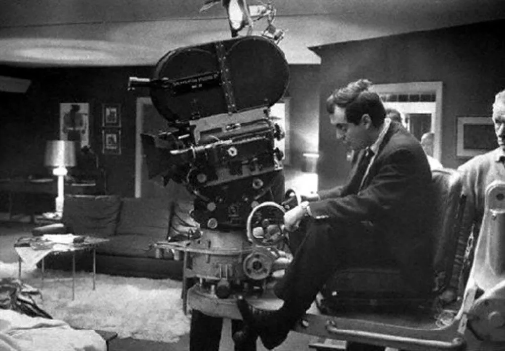 电影拍摄现场回放